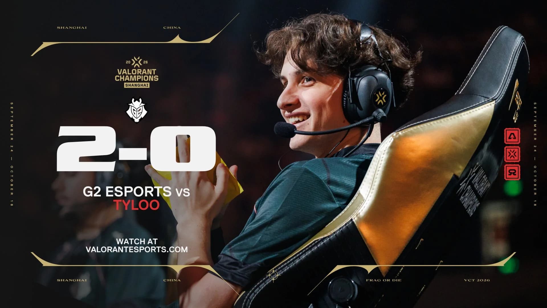G2 Esports dismantle TYLOO to open Champions Shanghai Group C