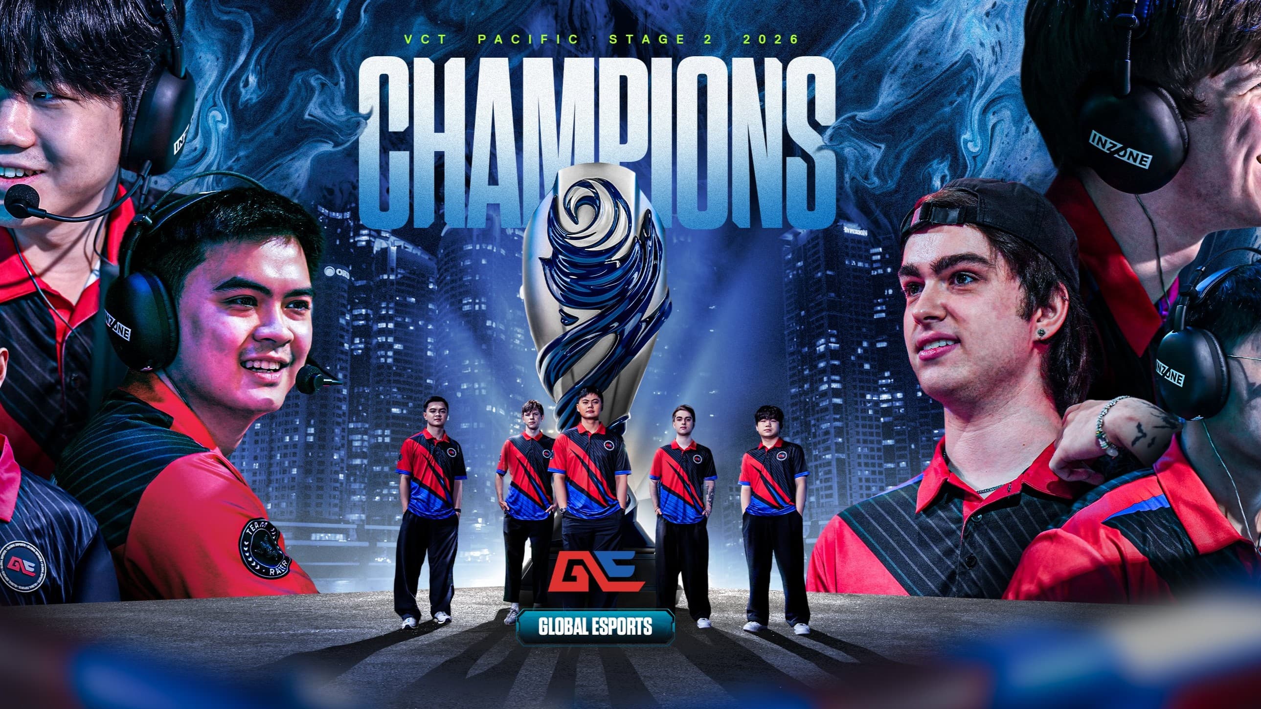 Global Esports Are Champions of VCT 2026: Pacific Stage 2 After Reverse-Sweeping Nongshim RedForce 3-2